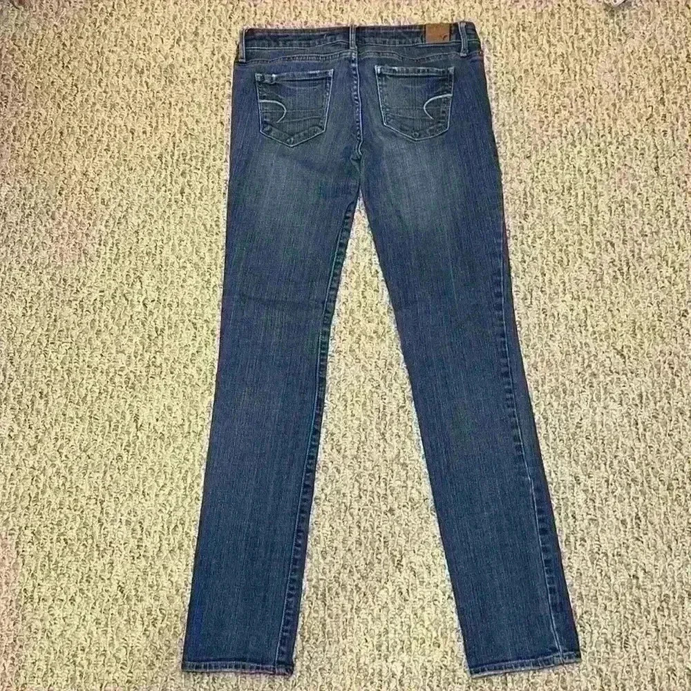 American Eagle Outfitters Stretch Skinny Denim Jeans Women’s Size 4 - Picture 3 of 14